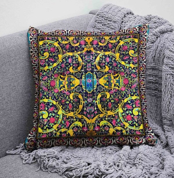 کاور کوسن طرح اسلیمی گلدار - Image 2